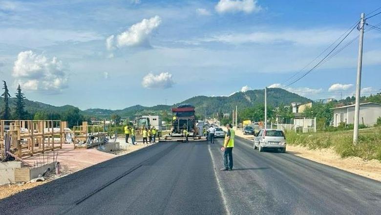 Rikonstruktimi i rrugës Tiranë-Ndroq, realizohen 38 për qind e punimeve